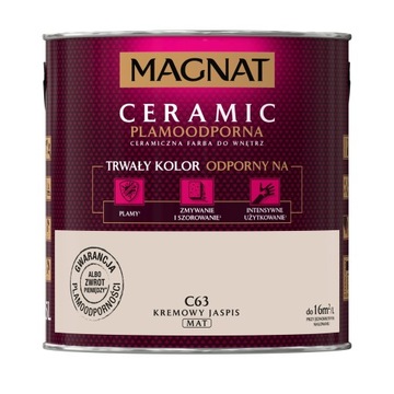 MAGNAT Ceramic farba ścian 2,5L C63 KREMOWY JASPIS