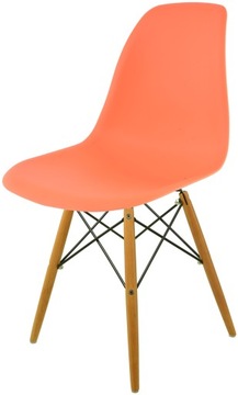 Krzesło Milano Design DSW France pomarańczowy