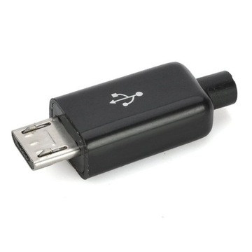 ЧЕРНЫЙ РАЗЪЕМ MICRO USB MICROUSB 5PIN