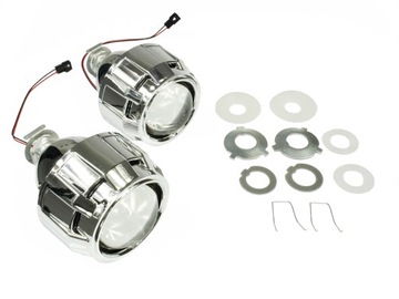 ZESTAW SOCZEWKI BIKSENON H7 H4 BIXENON XENON HID