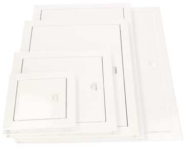 фото ориг. №2, Door audit plastic 25x30 white pvc