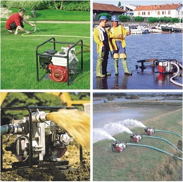 МОТОРНЫЙ НАСОС 2-ДЮЙМОВЫЙ БЕНЗИНОВЫЙ НАСОС ДЛЯ ВОДЫ 600 Л/МИН