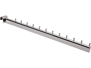 WIESZAK SKOŚNY 12 BOLCÓW 50cm CHROM UNIVERSAL a1