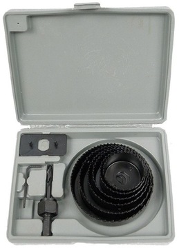 OTWORNICE KORONKI FREZY DO DREWNA ZESTAW 64-127 mm