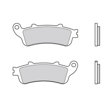 НАКЛАДКИ BREMBO ПЕРЕДНИЕ HONDA GL1800 GOLD WING 01-