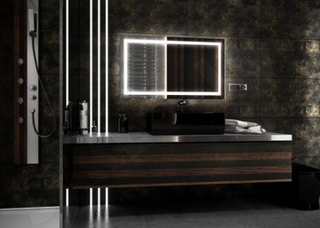 'LEDFRAME' 120*80 LUSTRO PODŚWIETLANE ŁAZIENKOWE