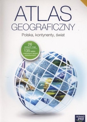 Atlas geograficzny Polska kontynenty świat gimnazjum uż
