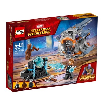 LEGO Super Heroes 76102 Poszukiwanie Broni Thora