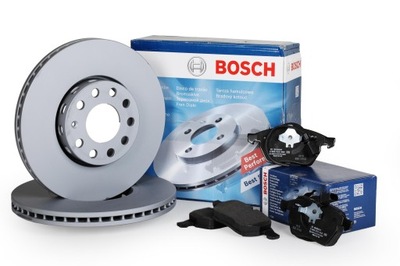 Тормозные диски тормозные колодки bosch перед - do audi tt 8j 340mm фото №1