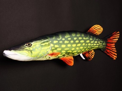 Ryba SZCZUPAK - PODUSZKA PLUSZOWA DUŻA 80cm