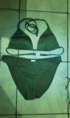 ŁADNY STRÓJ KĄPIELOWY BIKINI - ZIELEŃ r.38/70