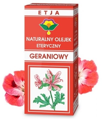 ETJA Naturalny olejek eteryczny GERANIOWY 10ml