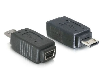 Adapter Przejściówka Mini USB do Micro USB F/M
