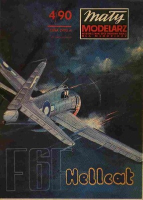 MM 4/1990 Samolot myśliwski GRUMMAN F6