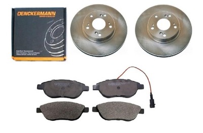 DISCS PADS OPEL COMBO FIAT DOBLO II 2009- FRONT 284MM SET - milautoparts-fr.ukrlive.com