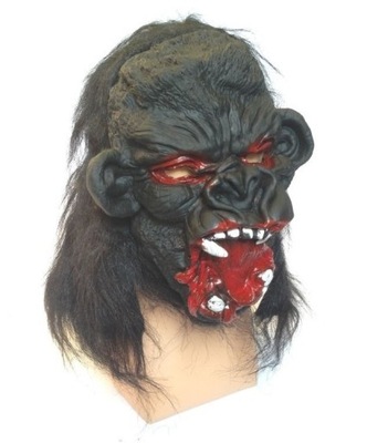 Maska Goryl Głowa Goryla Małpa Małpy King Kong