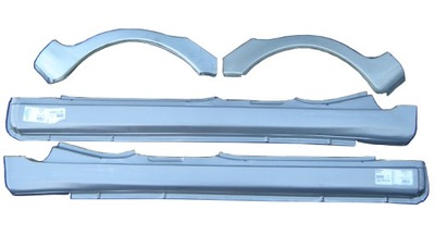 Daewoo matiz порог пороги ремкомплект задняя оцинковка l+p фото №1