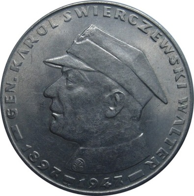 Moneta 10 zł złotych Świerczewski 1967 r ładna