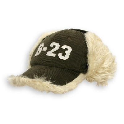 W54B CZAPKA USZATKA Z DASZKIEM Z FUTERKIEM
