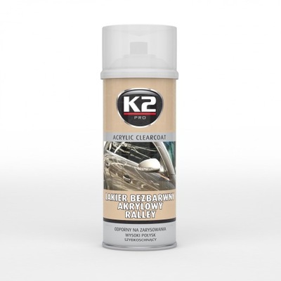 K2 LAKIER BEZBARWNY AKRYLOWY RALLY 400ml