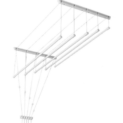 SUSZARKA SUFITOWA 5X120 ŁAZIENKOWA PRANIE 5 PRĘTÓW 120CM