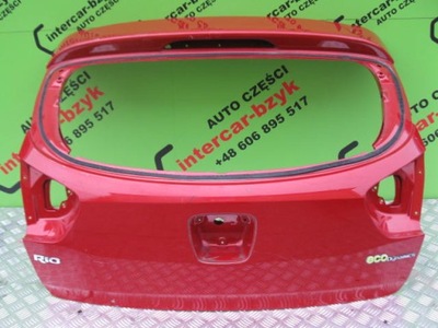 Kia rio 2012 2013 2014 2015 -задня кришка багажника czerwona фото №1