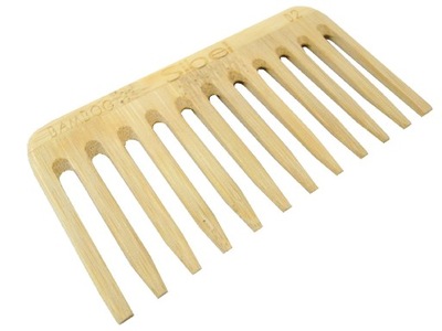 BAMBOO B2 Grzebień afro z bambusa do włosów kręconych