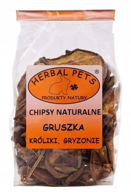 Herbal Pets Chipsy naturalne gruszka przysmak 75g