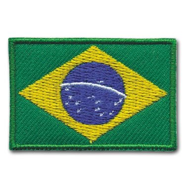 Naszywka Brazylia - Flaga Brazylii, brazylijska