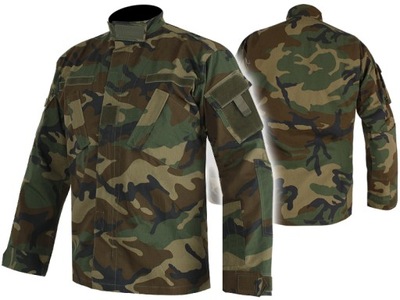 Bluza wojskowa mundurowa ACU Mil-Tec Teesar RipStop US Woodland XL