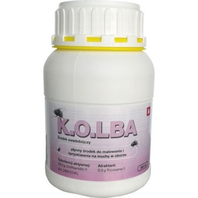 K.O.Lba Kolba trutka pokarmowa, środek na muchy