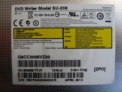 NAGRYWARKA DVD TOSHIBA SAMSUNG Ultra Slim 9.5mm