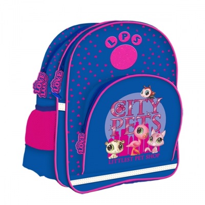 Plecak szkolny jednokomorowy Littlest Pet Shop Starpak Wielokolorowy