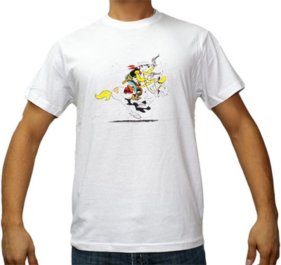 KOSZULKA Ms. LUCKY LUKE KOSZULKI BAJKI T-SHIRT