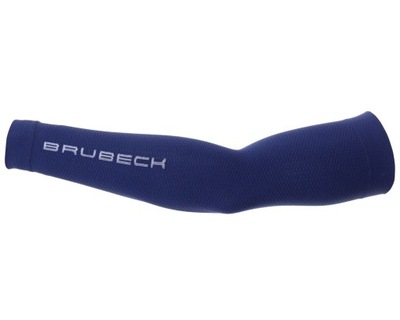 Brubeck Rękawki kolarskie unisex niebieski L/XL