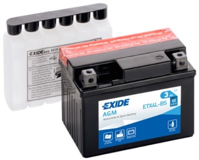 ETX4L-BS EXIDE 3Ah 50A YTX4L-BS YT4L-BS YTZ5S - milautoparts-fr.ukrlive.com