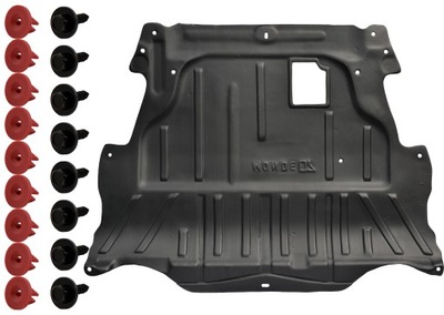 PROTECCIÓN DEL MOTOR MONDEO MK4 IV 4 S-MAX + PASADORES HDPE  