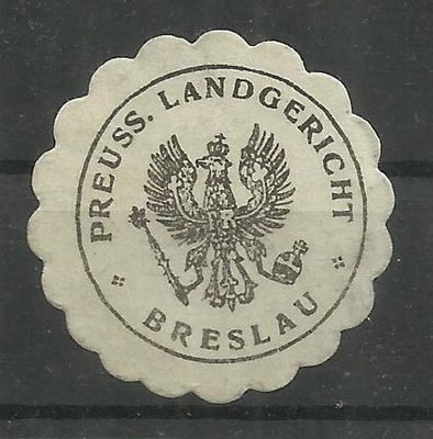 Zalepka-Winieta : Breslau - Wrocław
