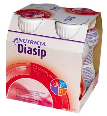 Diasip smak truskawkowy 4szt.a 200ml