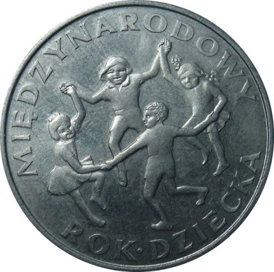 Moneta 20 zł złotych Rok Dziecka 1979 r piękna