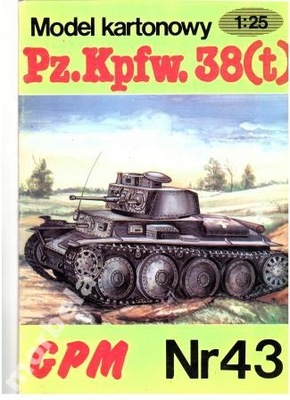 GPM nr 43 Czołg lekki PzKpfw 38(t)