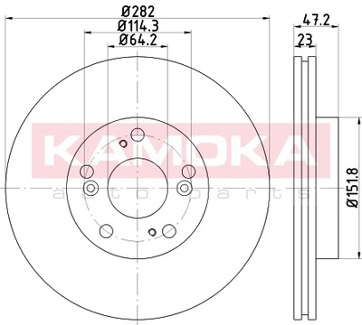 DISC HAM FRONT IN 1031038/KAO - milautoparts-fr.ukrlive.com