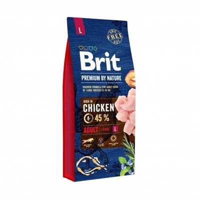 BRIT Premium by Nature Adult LARGE 15kg