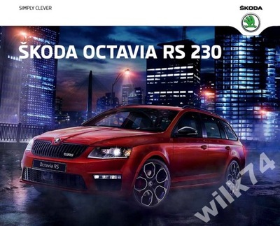 SKODA Octavia RS 230 prospekt 2016