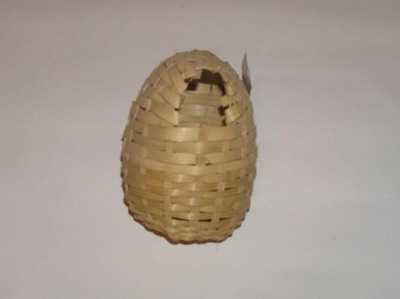 Gniazdko koszyk z trzciny mały 10x9 cm