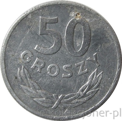 50 GROSZY 1957 - POLSKA - STAN 3+ - K.55