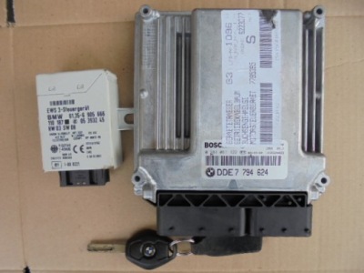 Бортовий комп'ютер блок керування двигуна bmw e46 320d 7794624 фото №1