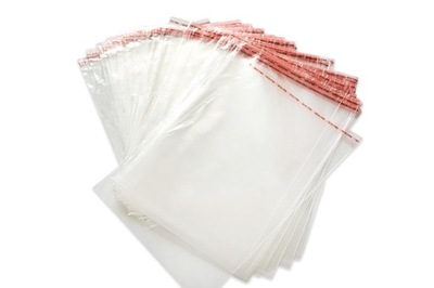 Torebki woreczki foliowe PP A3 31x43cm klej 100szt