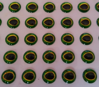 OCZY 3D GREEN-GOLD 3 mm 50 sztuk