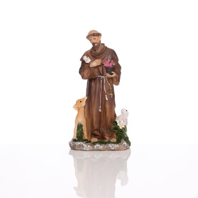 Figurka Św.Franciszka z żywicy 18 cm